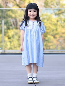 「アイテム（ワンピース）」を使った、BEAMS miniさん（キッズ・100cm）の夏コーディネート