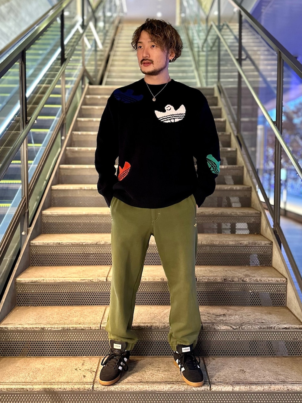 【新品未使用】ポルシェデザイン＆adidas ハーフジップセーター　ロゴ　グレー adidas-z.n.e.プレミアム-
