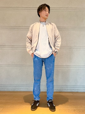「アディダスコーデ」｜「アイテム（ジャケット/アウター）」を使った、INさん（メンズ・174cm）の夏コーディネート