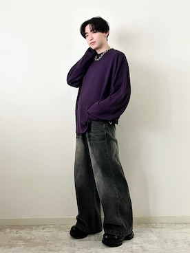 「アイテム（イヤリング）」を使った、SOUTAさん（メンズ・170cm・20代）の秋コーディネート