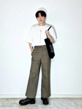 「CLEL（クレイル）のアイテム」を使った、SOUTAさん（メンズ・169cm）の夏コーディネート