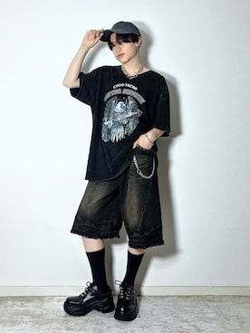 「アイテム（ネックレス）」を使った、SOUTAさん（メンズ・170cm・20代）の夏コーディネート