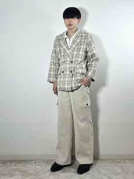「アイテム（イヤリング）」を使った、SOUTAさん（メンズ・170cm・20代）の秋コーディネート