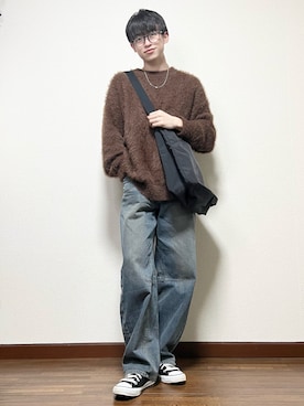 「FVLMEN（フルメン）のアイテム」を使った、SOUTAさん（メンズ・169cm）の秋コーディネート