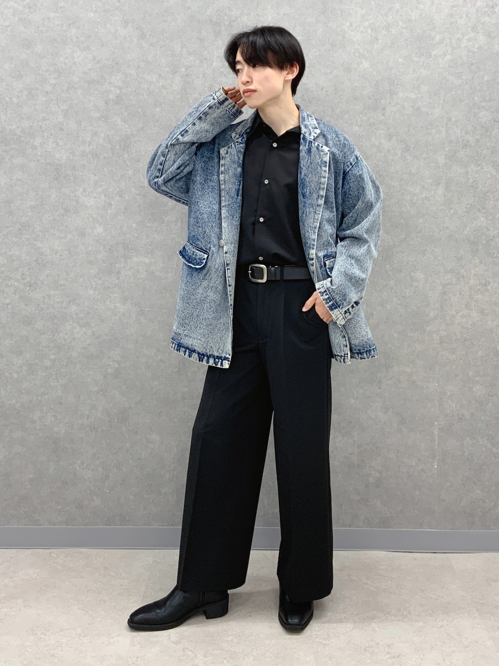 CLEL（クレイル）の「【CLEL】Back Brushed TR Flare Slacks