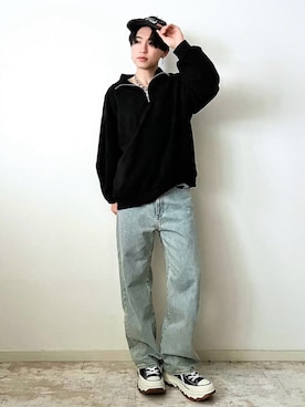「アイテム（イヤリング）」を使った、SOUTAさん（メンズ・170cm）の秋コーディネート