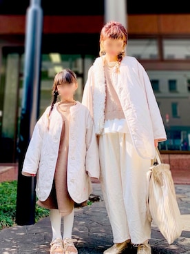 「Java（ジャバ）のアイテム」を使った、Utaさん（レディース・153cm）の冬コーディネート