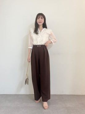 おまみさん（骨格ナチュラル・レディース・162cm）の夏コーディネート