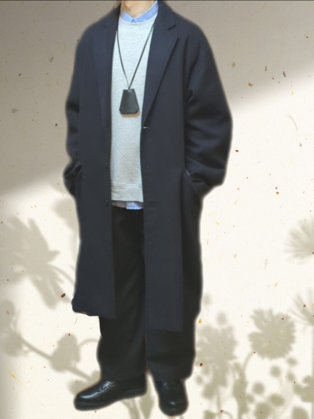 WYMコート SMOOTH HERRINGBONE MAXI OVER COAT SMOOTH HERRINGBONE MAXI OVER COAT（チェスターコート）｜WYM