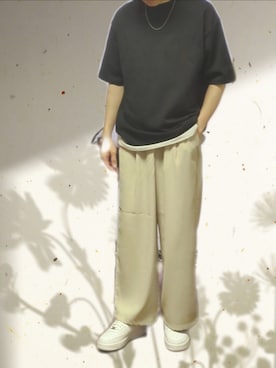 「LIDNM（リドム）のアイテム（アクセサリー）」を使った、icedcoffeeさん（メンズ・167cm）の夏コーディネート