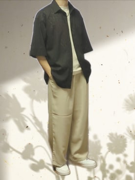 「LIDNM（リドム）のアイテム（アクセサリー）」を使った、icedcoffeeさん（メンズ・167cm）の夏コーディネート
