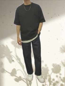 「LIDNM（リドム）のアイテム（アクセサリー）」を使った、icedcoffeeさん（メンズ・167cm）の夏コーディネート