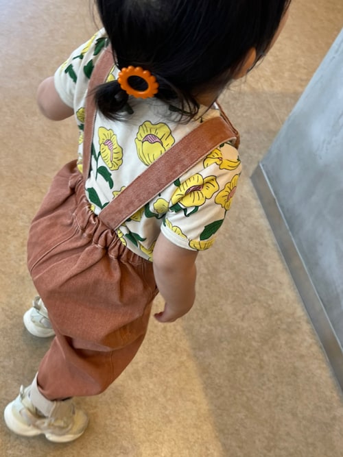 Mini Rodini（ミニロディーニ）の「mini rodini / フラワーT