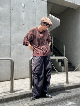 「秋服」｜「アイテム（帽子）」を使った、ﾊﾟェさん（レディース・166cm）の秋コーディネート