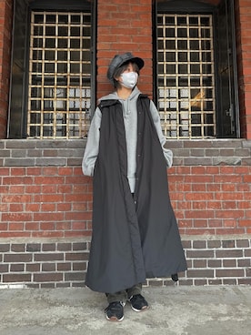 「arth」｜「アイテム（ジャケット/アウター）」を使った、ﾊﾟェさん（レディース・166cm）の冬コーディネート