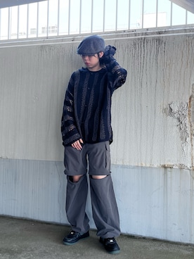 「アイテム（ハンチング/ベレー帽）」を使った、ﾊﾟェさん（レディース・166cm・20代）の夏コーディネート