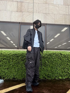 「アイテム（MA-1）」を使った、ゆうさん（メンズ・176cm）の春コーディネート