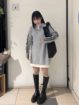 ミユさん（レディース・160cm・10代）の冬コーディネート