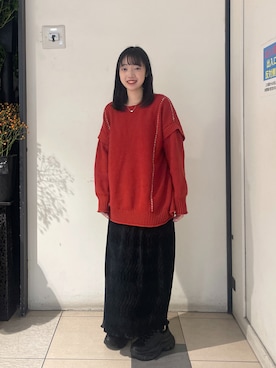 「クリスマス」｜ミユさん（レディース・160cm）の冬コーディネート