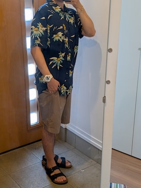 「Quiksilver(クイックシルバー)のアイテム」を使った、yosh1kingさん(メンズ・163cm)の夏コーディネート