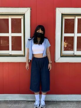 「NET（ネット）のアイテム（アンサンブル）」を使った、taeny65さん（レディース・156cm）の春コーディネート