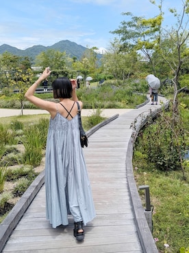 「アイテム（アナログ腕時計）」を使った、maaさん（レディース・160cm）の夏コーディネート