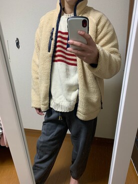 「EDWIN（エドウィン）のアイテム（ブルゾン）」を使った、masakiさん（メンズ・171cm）の冬コーディネート