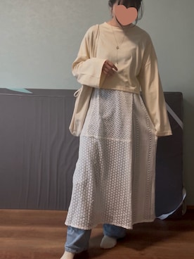 和桜さん(レディース・162cm)の春コーディネート