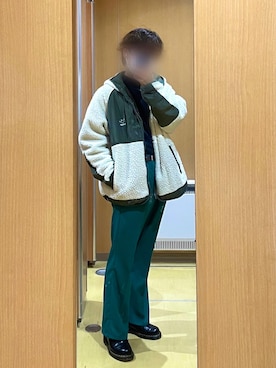 「tiptop（ティップトップ）のアイテム」を使った、YORUTSUKIさん（メンズ・163cm）の冬コーディネート