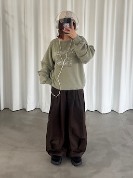 「EPNK（イーピーエヌケー）のアイテム」を使った、ヒカルさん（レディース・154cm）の秋コーディネート