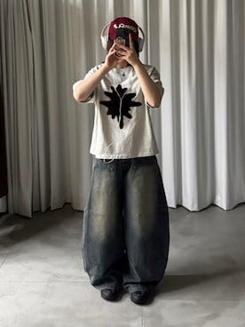 「EPNK（イーピーエヌケー）のアイテム」を使った、ヒカルさん（レディース・154cm）の春コーディネート