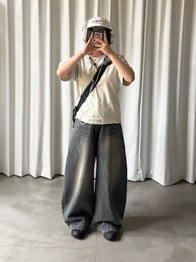 「EPNK（イーピーエヌケー）のアイテム」を使った、ヒカルさん（レディース・154cm）の夏コーディネート