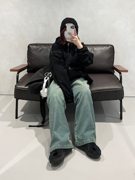 「sedacle（セダクル）のアイテム」を使った、ヒカルさん（レディース・154cm）の冬コーディネート