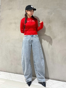 「SPIRALGIRL（スパイラルガール）のアイテム」を使った、SHIHOさん（レディース・157cm）の秋コーディネート