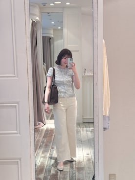「mystic（ミスティック）のアイテム（ボストンバッグ）」を使った、り おさん（レディース・170cm）の春コーディネート