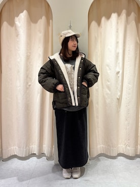 もなみさん（レディース・160cm）の冬コーディネート