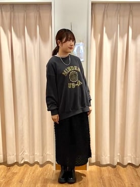 「顔タイプキュート、骨格ストレート」｜もなみさん（レディース・160cm）の秋コーディネート