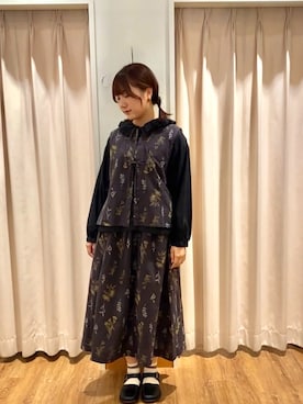 「TSUHARU by Samansa Mos2（ツハルバイサマンサモスモス）のアイテム」を使った、もなみさん（レディース・160cm）の秋コーディネート