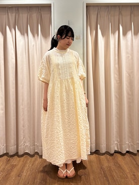 「Samansa Mos2（サマンサ モスモス）のアイテム」を使った、もなみさん（レディース・160cm）の夏コーディネート