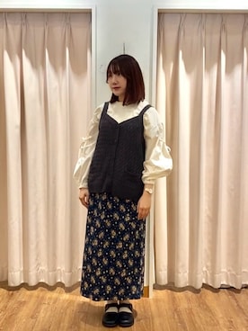 「ナチュラル」｜もなみさん（骨格ストレート・レディース・160cm）の秋コーディネート