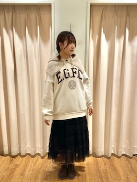 「Samansa Mos2（サマンサ モスモス）のアイテム」を使った、もなみさん（レディース・160cm）の秋コーディネート