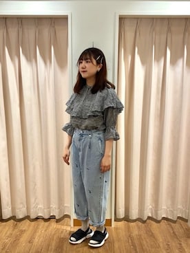 「ナチュラル」｜もなみさん（骨格ストレート・レディース・160cm）の春コーディネート