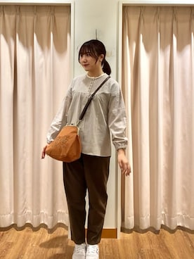 「ナチュラル」｜もなみさん（骨格ストレート・レディース・160cm）の秋コーディネート