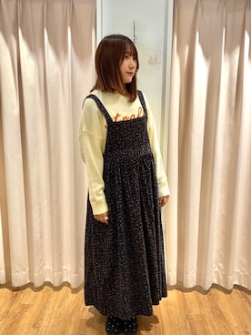 「Samansa Mos2（サマンサ モスモス）のアイテム」を使った、もなみさん（レディース・160cm）の秋コーディネート