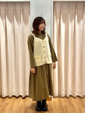 Samansa Mos2のワンピース/ドレスを使った「ニットベスト」の人気 