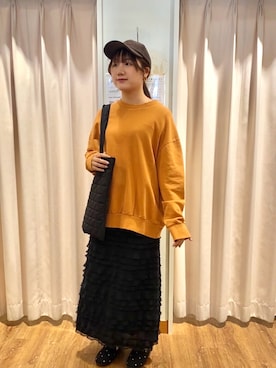 「Samansa Mos2（サマンサ モスモス）のアイテム」を使った、もなみさん（レディース・160cm）の秋コーディネート