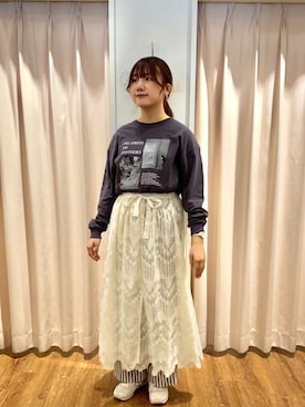 「Samansa Mos2（サマンサ モスモス）のアイテム（パンツ）」を使った、もなみさん（レディース・160cm）の秋コーディネート