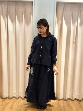 「TSUHARU by Samansa Mos2（ツハルバイサマンサモスモス）のアイテム」を使った、もなみさん（レディース・160cm）の秋コーディネート