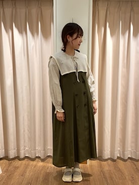 「ゆべしコラボ」｜もなみさん（レディース・160cm）の春コーディネート