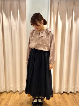 「ナチュラル」｜もなみさん（骨格ストレート・レディース・160cm）の秋コーディネート